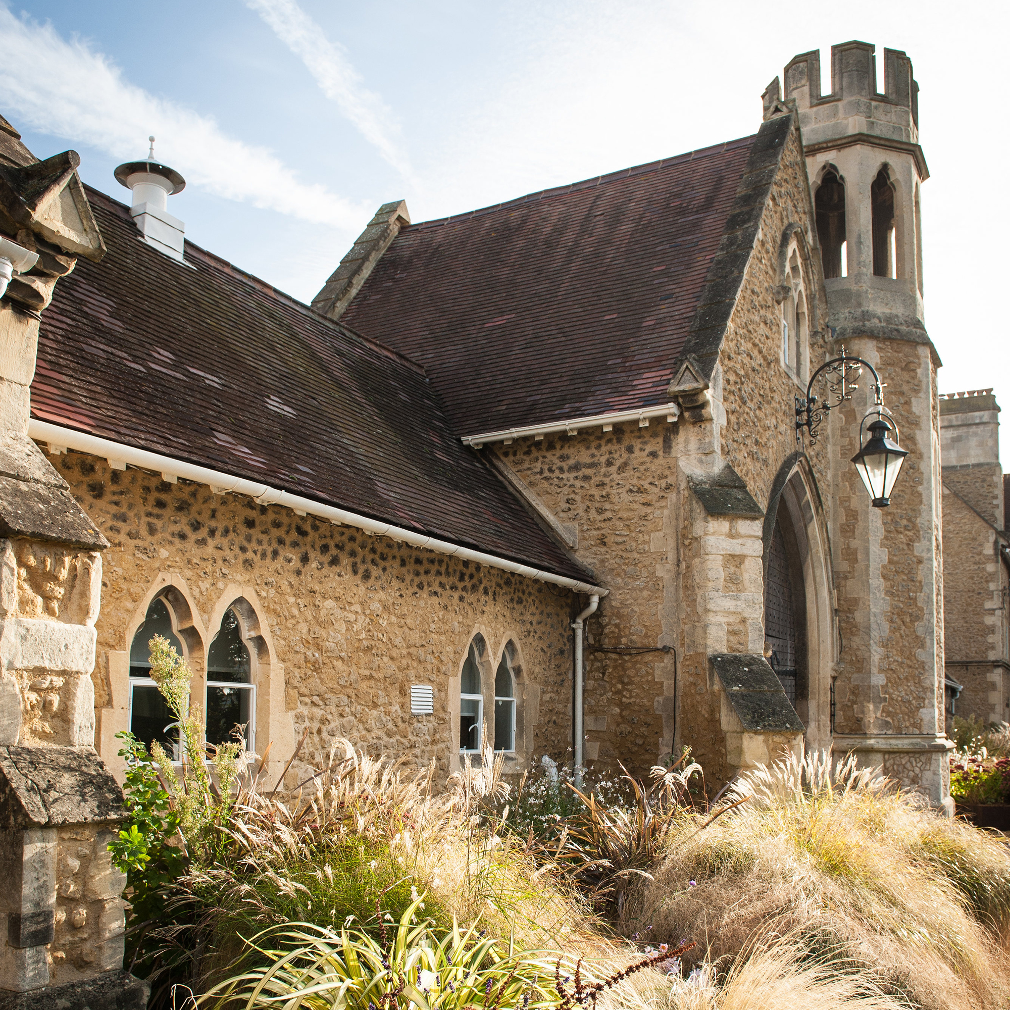Outside of the Principal's house at Francis Close Hall campus