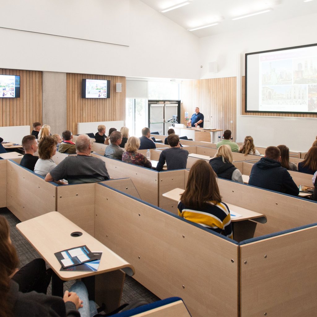 Students in a lecture