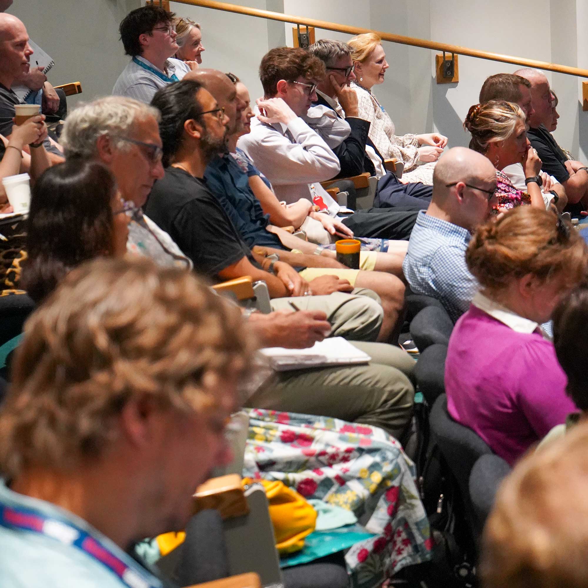 Audience in a lecture theatre